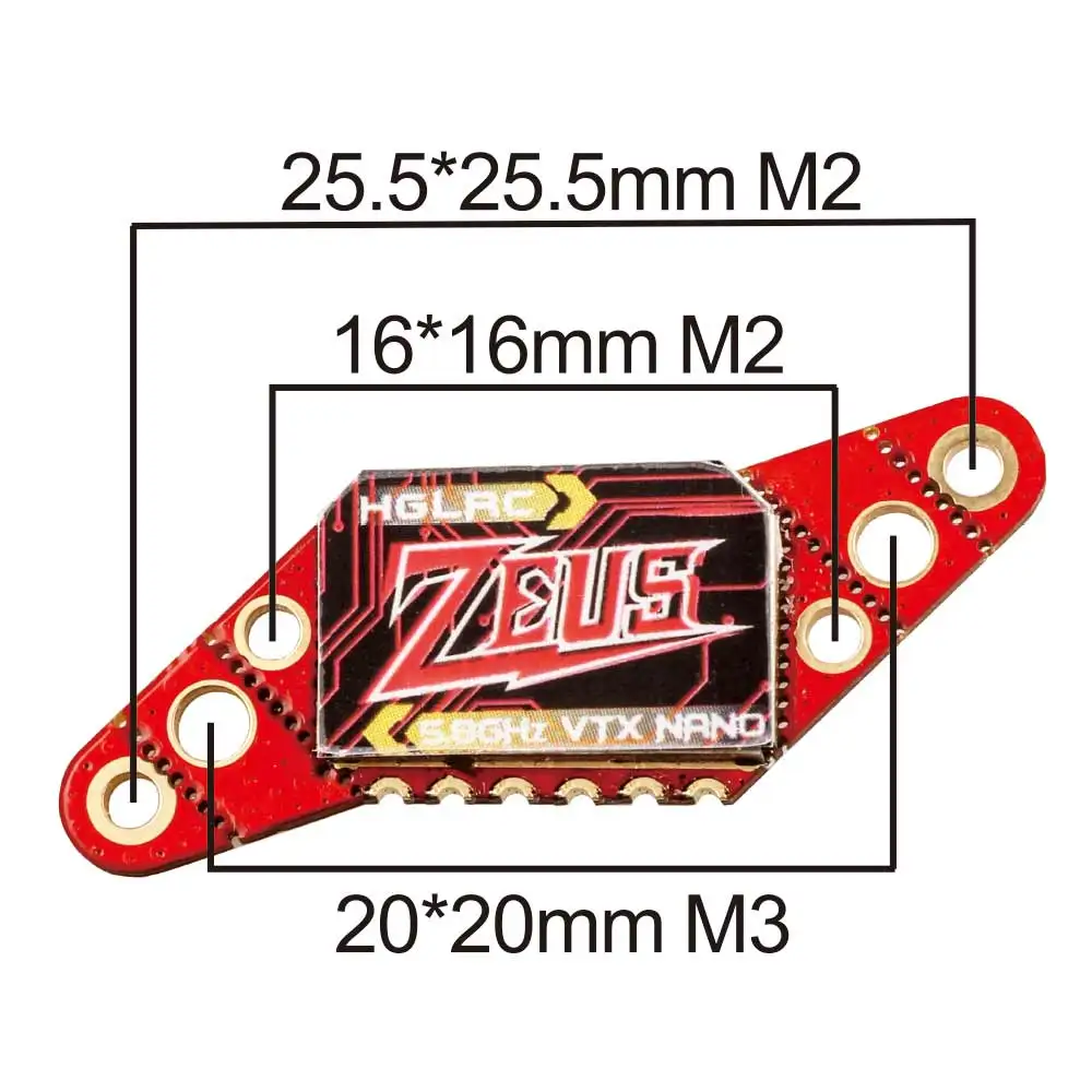Hglrc Zeus Nano Vtx 5.8G 350Mw - Drone Power Distribution Board ulasan dan harga